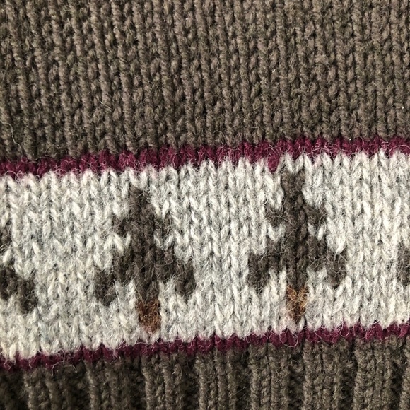 Vintage Winter Wonderland Pine Cone Sweater Medium - Picture 5 of 5